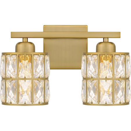Quoizel Gibson Bath 2 Lights Aged Brass GIB8613AB